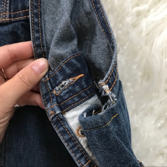 UNIONBAY || denim skirt overalls - Picture 4 of 10